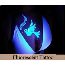 Mysterious Design Party Using Washable Safe Fluorescence Fake Sticker